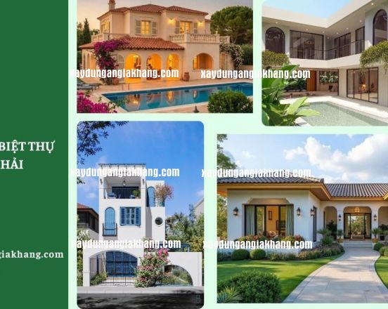 Kiến trúc biệt thự Địa Trung Hải vẻ đẹp hòa quyện thiên nhiên