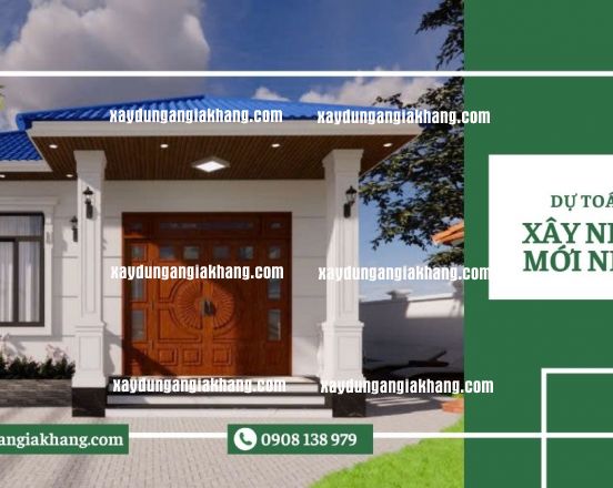 Dự Toán Chi Phí Xây Nhà Cấp 4