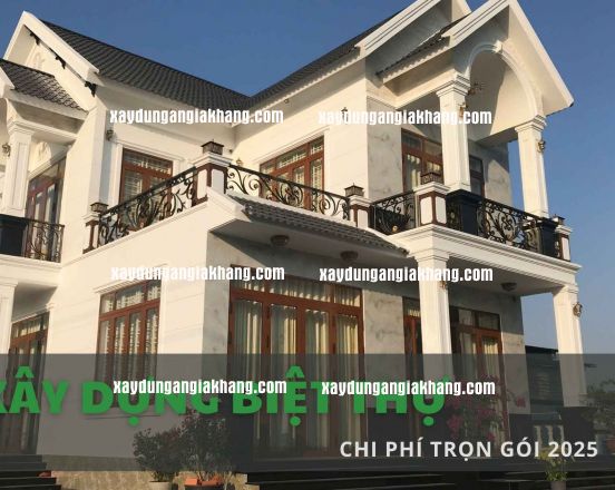Dự Toán Chi Phí Xây Biệt Thự
