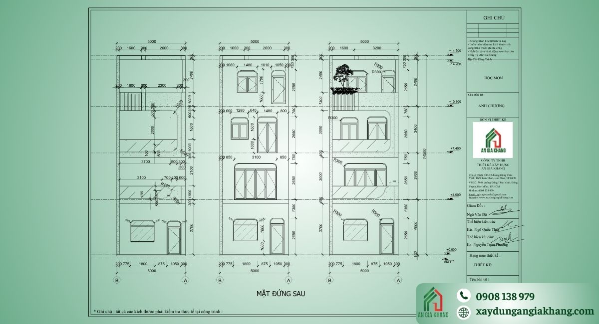Quá trình thiết kế, xây dựng hoàn thiện nhà phố tân cổ điển