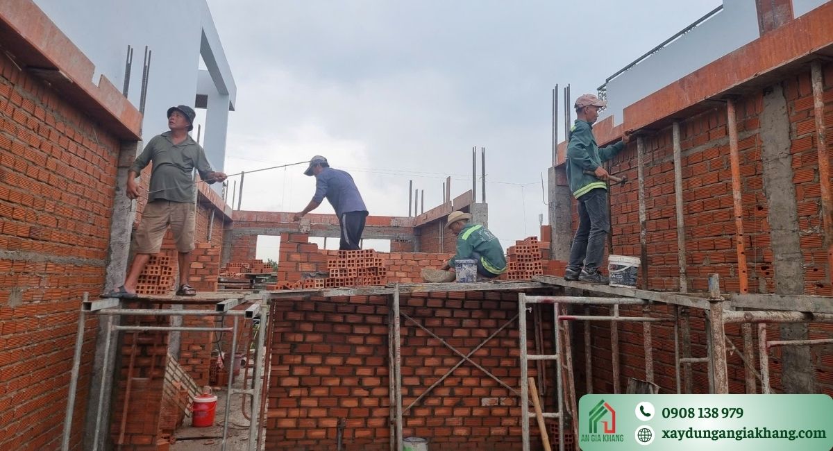 Quá trình thiết kế, xây dựng hoàn thiện nhà phố tân cổ điển