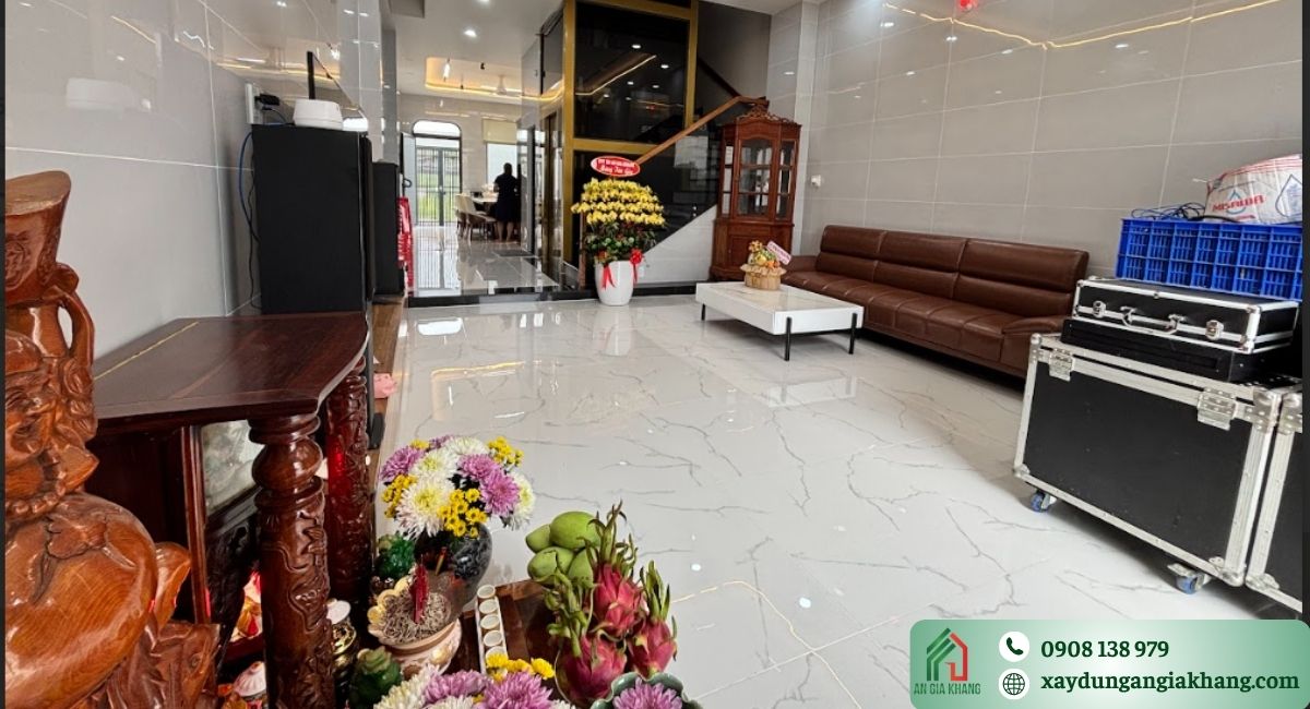 Quá trình thiết kế, xây dựng hoàn thiện nhà phố tân cổ điển