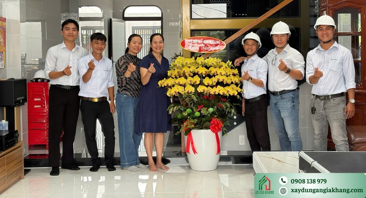 Bàn giao công trình nhà phố tân cổ điển