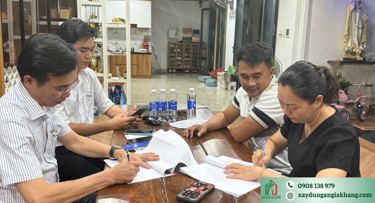 Quá trình thiết kế, xây dựng hoàn thiện nhà phố tân cổ điển