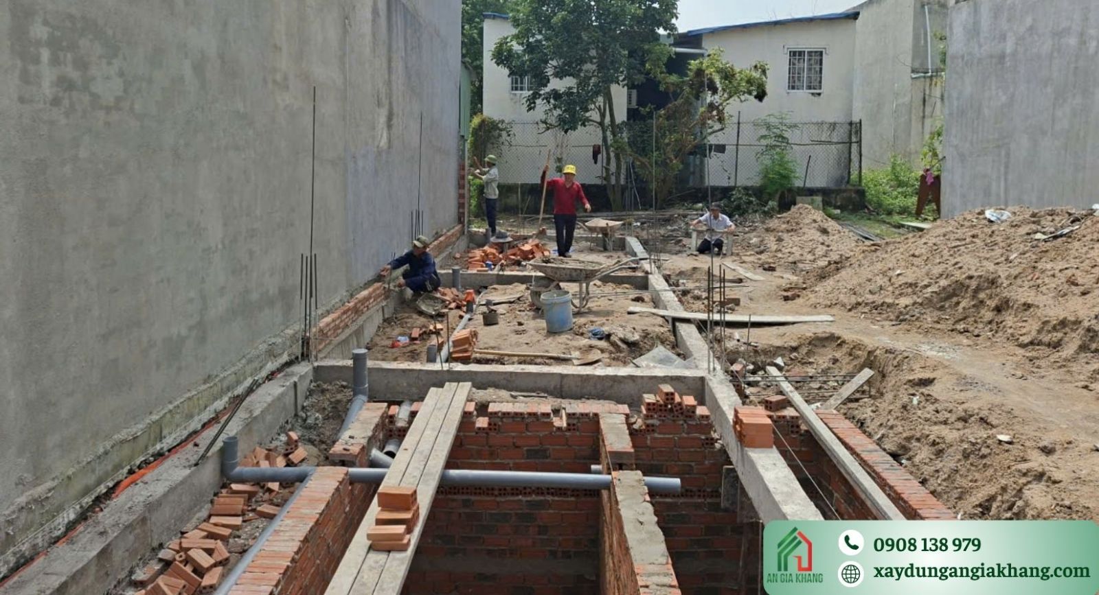 Chi tiết quá trình thiết kế, thi công nhà trọ ở Phú Mỹ