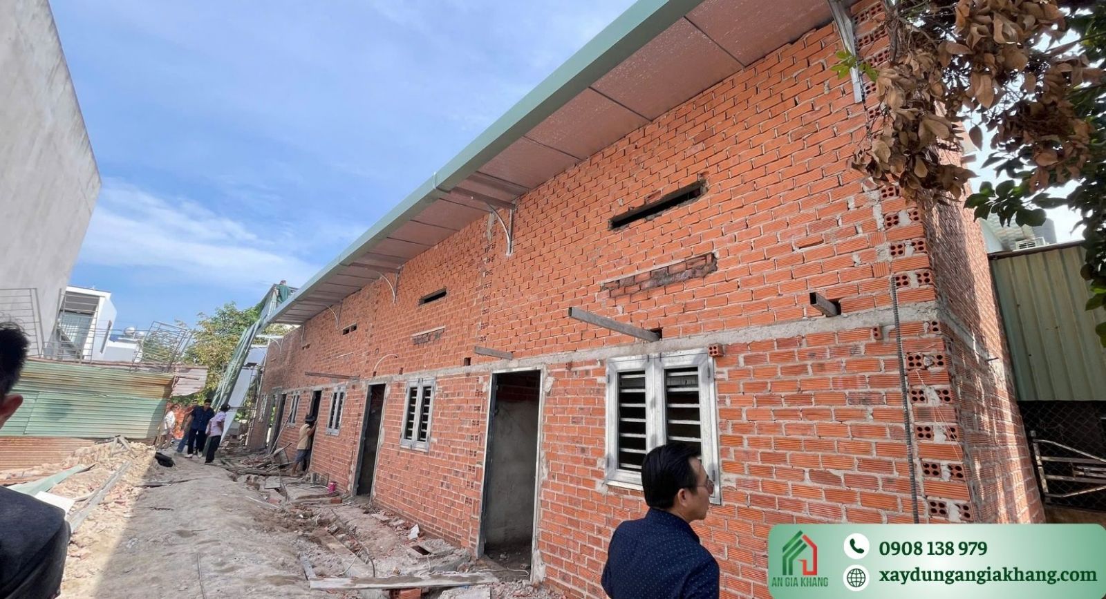 Chi tiết quá trình thiết kế, thi công nhà trọ ở Phú Mỹ