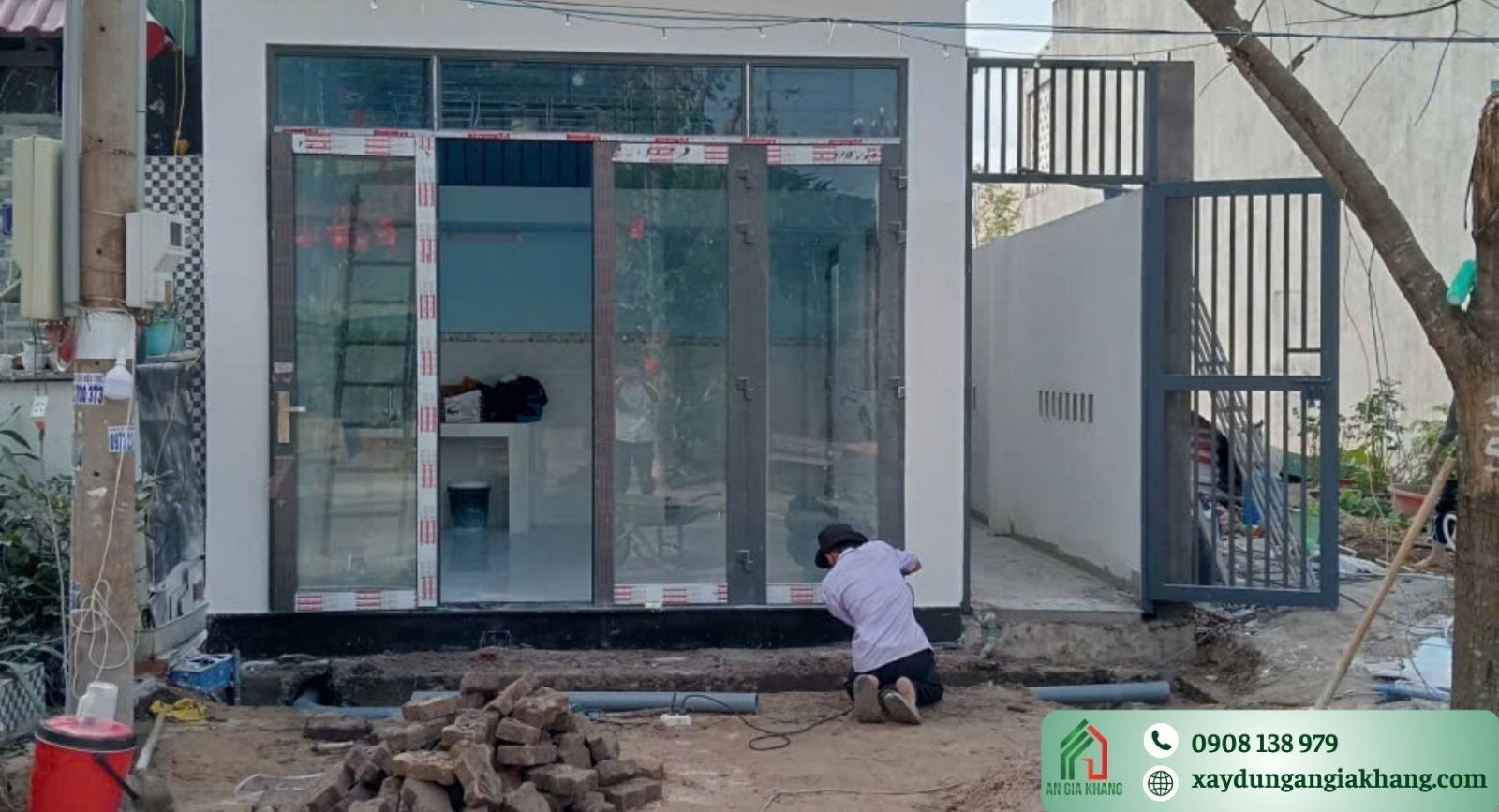 Chi tiết quá trình thiết kế, thi công nhà trọ ở Phú Mỹ