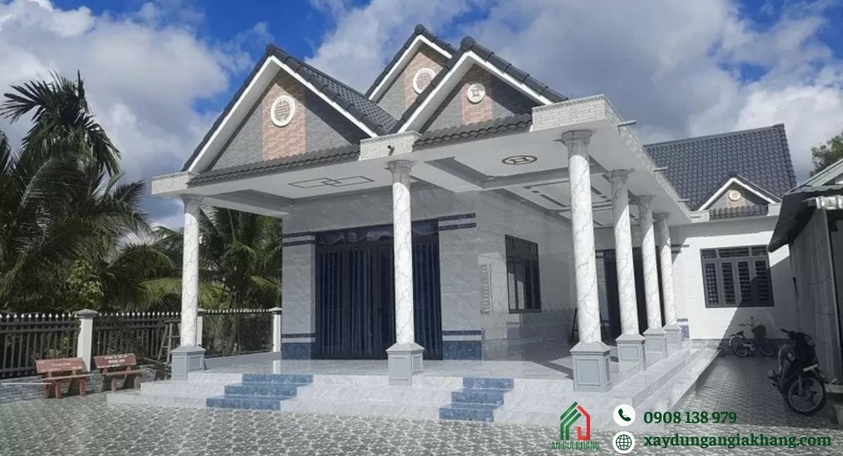 Mẫu nhà mái Thái ở nông thôn – tối ưu không gian sống