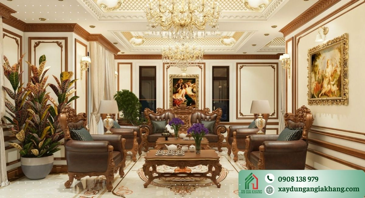 Mẫu nội thất nhà phố Tân Cổ Điển