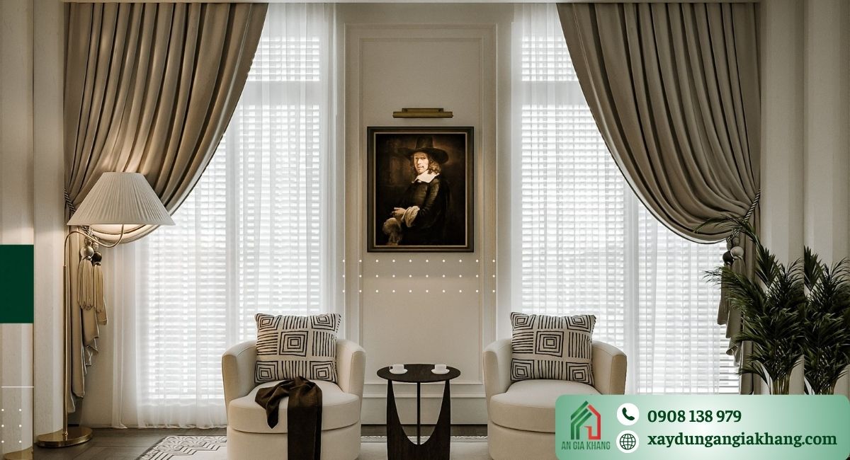 Mẫu thiết kế nội thất hơi hướng Cổ Điển