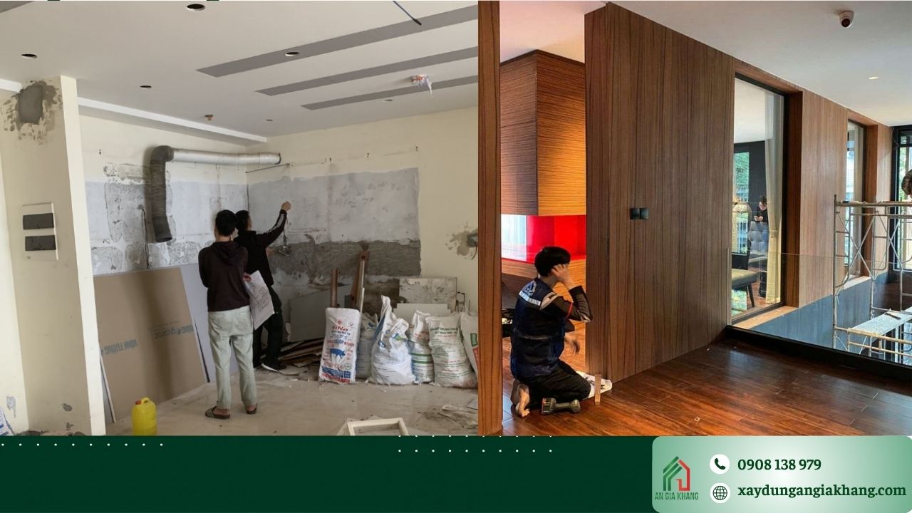 Quy trình thi công nội thất nhà phố 