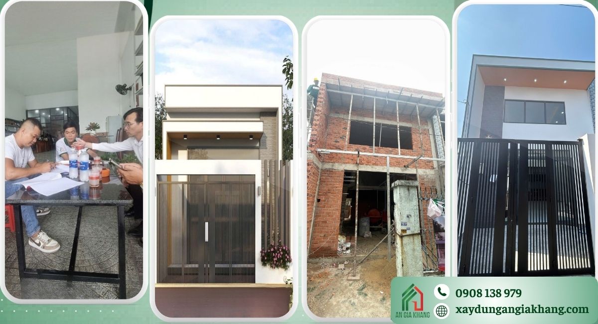 Xây dựng nhà phố tại Bà Điểm