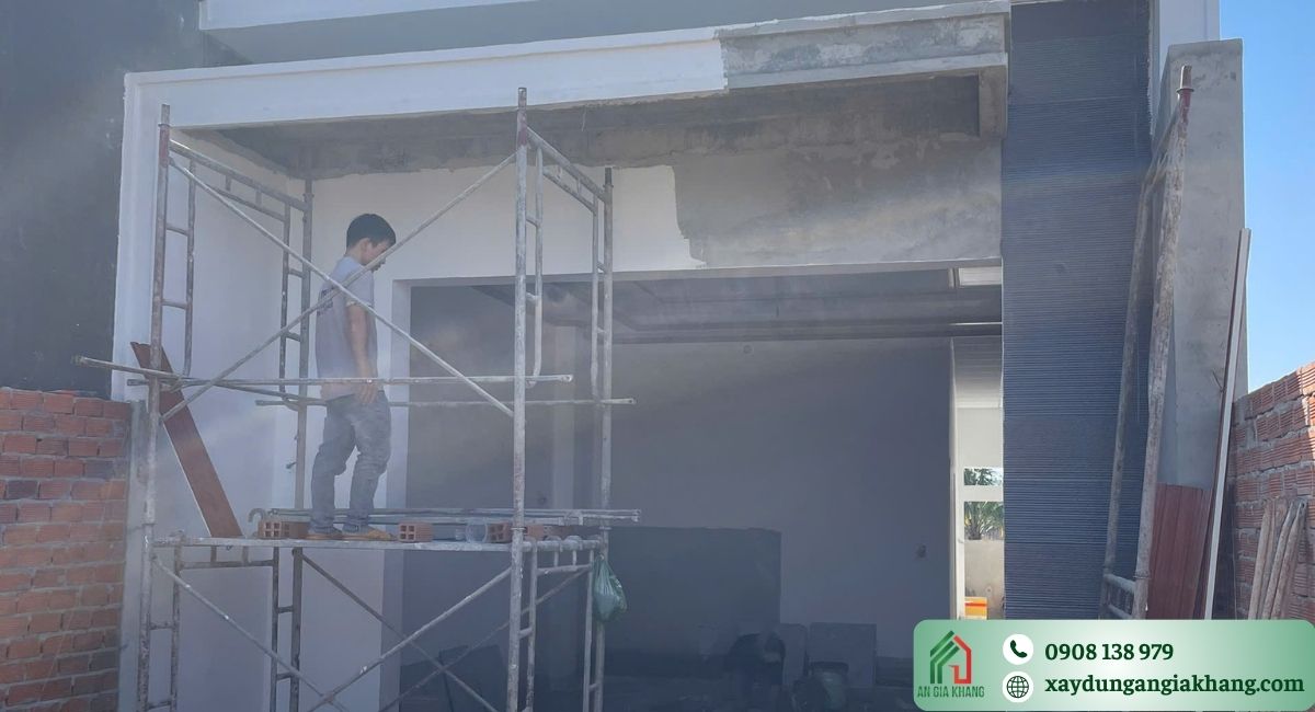 Quy trình thiết kế, thi công thực tế nhà cấp 4