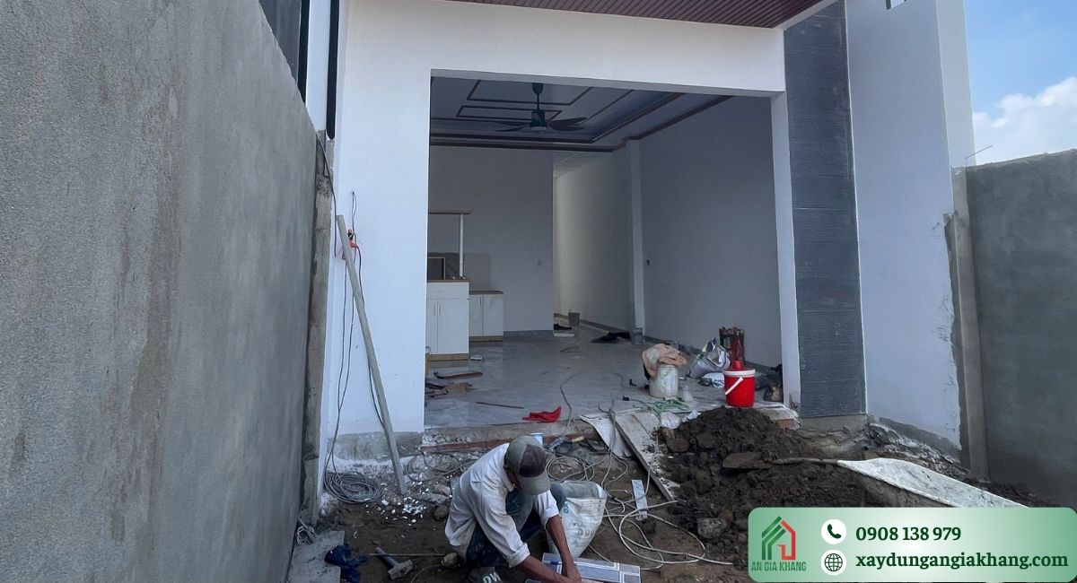 Quy trình thiết kế, thi công thực tế nhà cấp 4