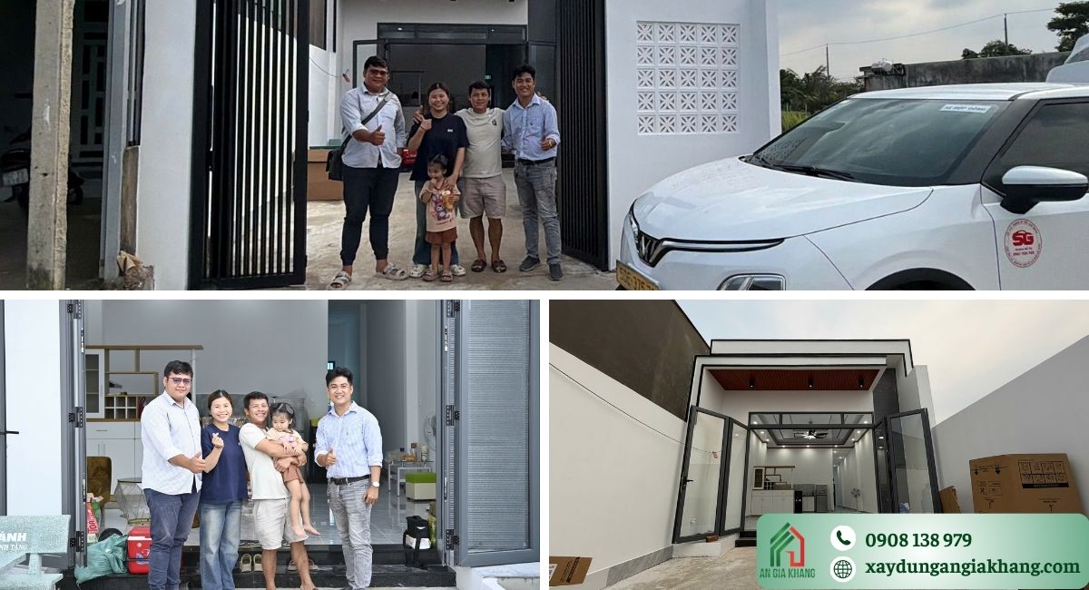 Bàn giao công trình cho nhà cấp 4