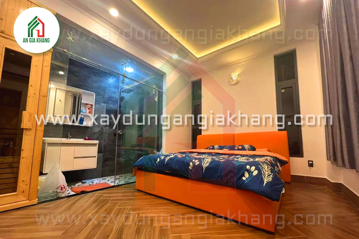 thiết kế phòng ngủ đơn giản đẹp mắt An Gia Khang