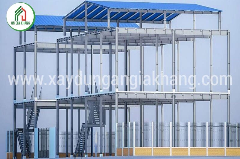 xây dựng nhà xưởng nhiều tầng