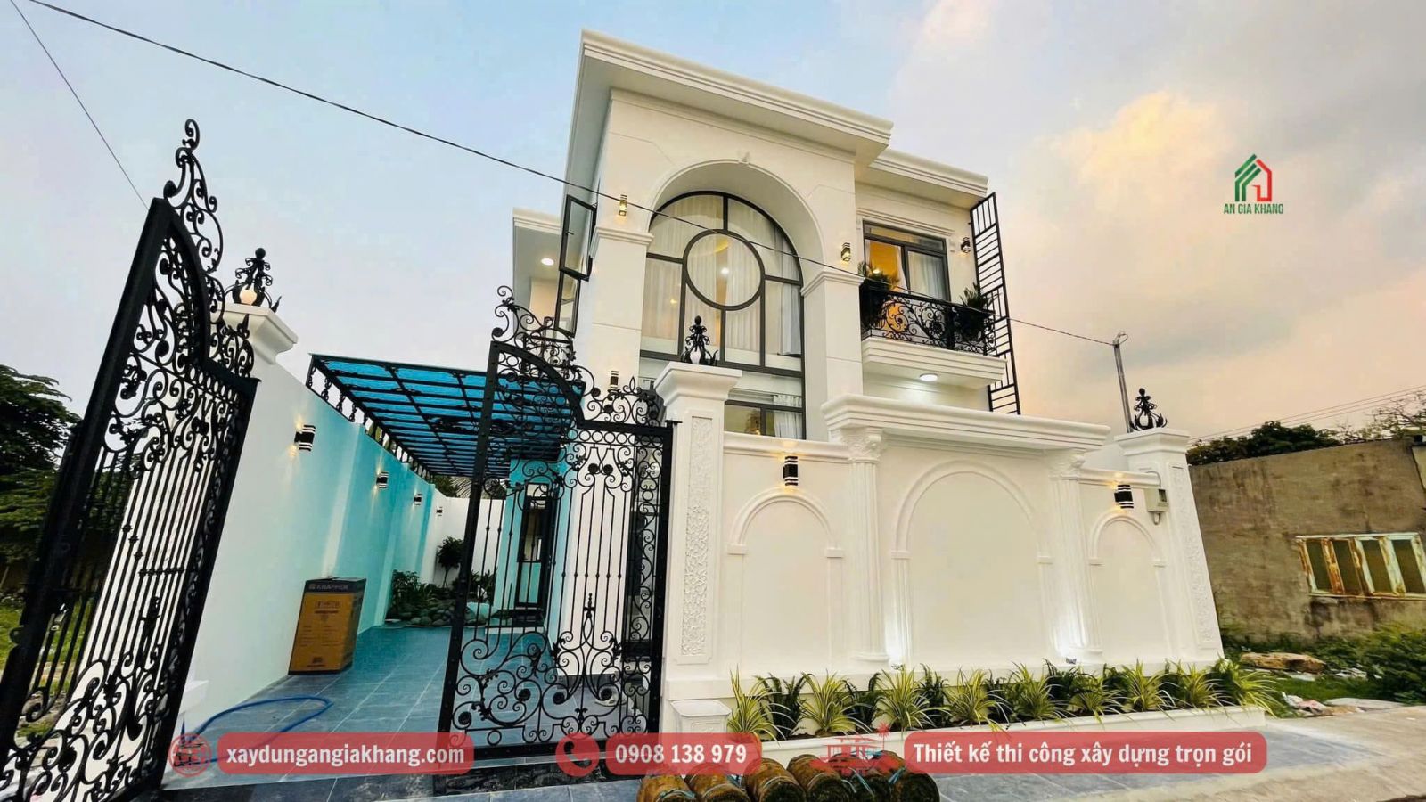 Mẫu nhà phố tân cổ điển