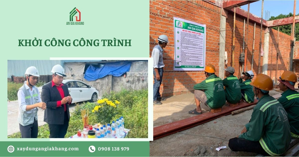 Khởi công công trình