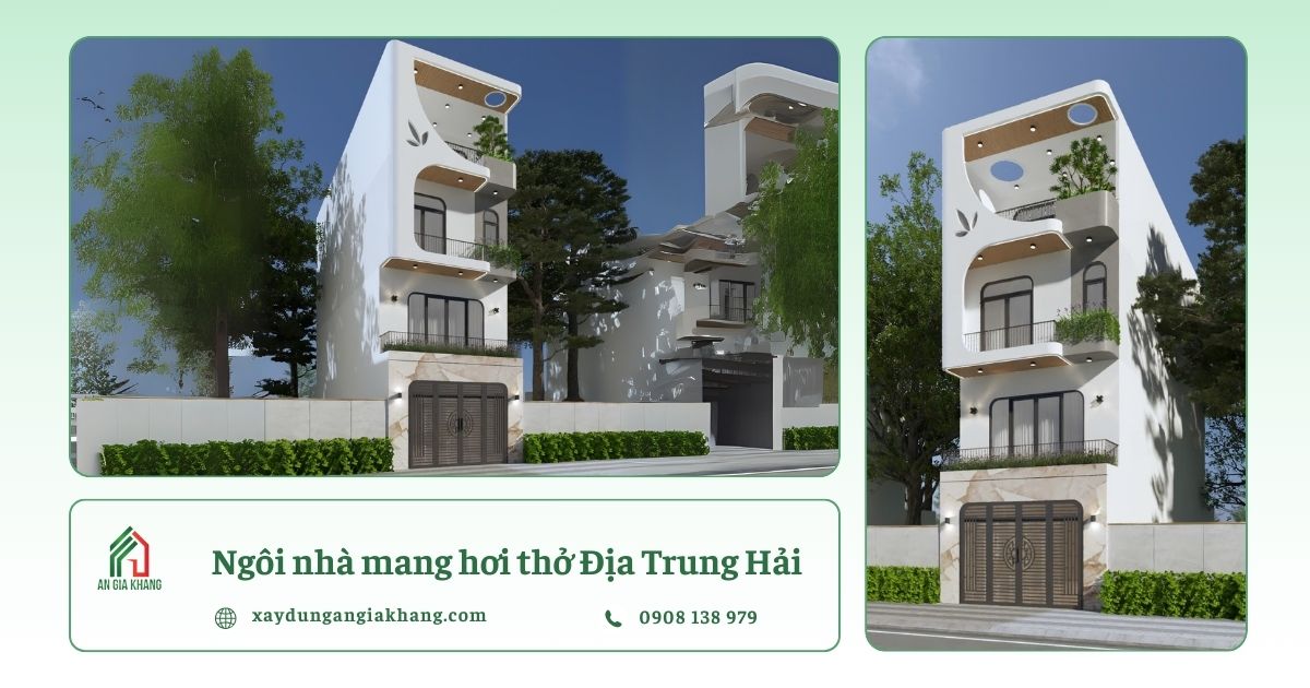 Ngôi nhà mang hơi thở Địa Trung Hải