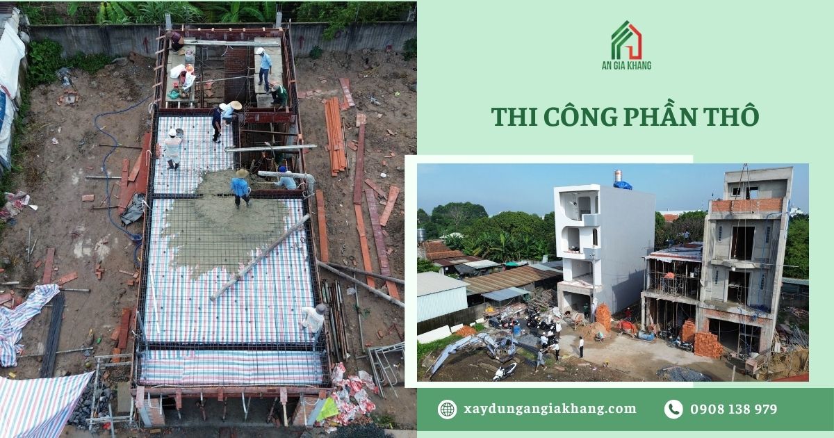 Thi công phần thô