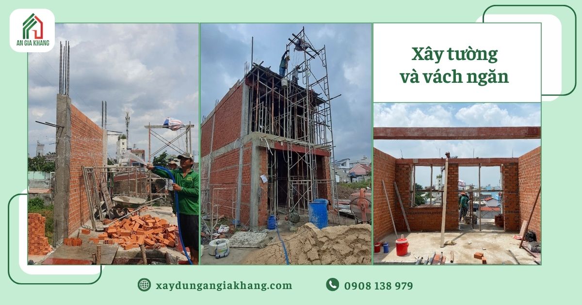 Xây tường và vách ngăn