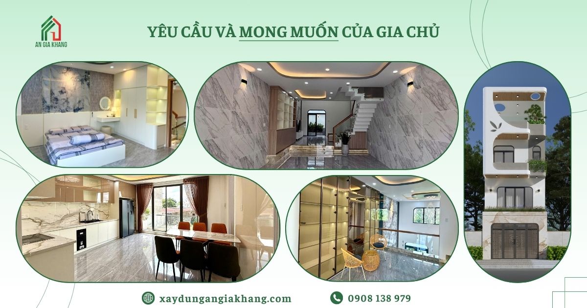 Yêu cầu và mong muốn của gia chủ