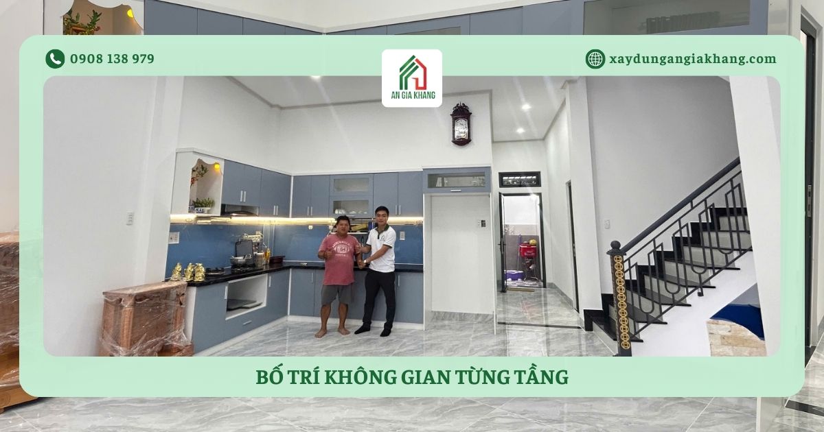 Bố trí không gian từng tầng