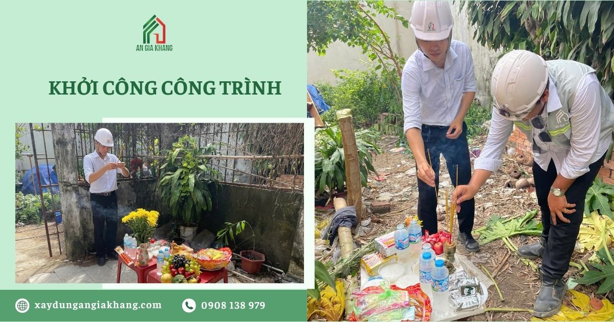 Khởi công công trình