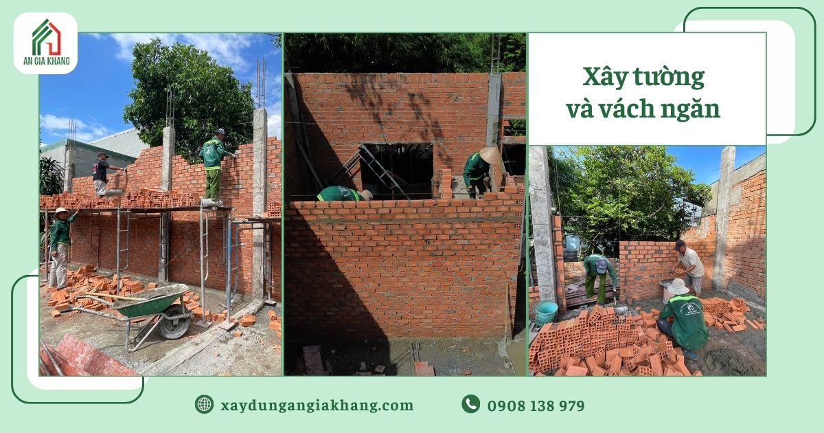 Xây tường và vách ngăn