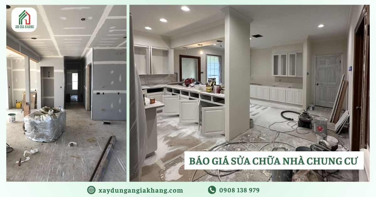 Báo giá sửa chữa nhà chung cư