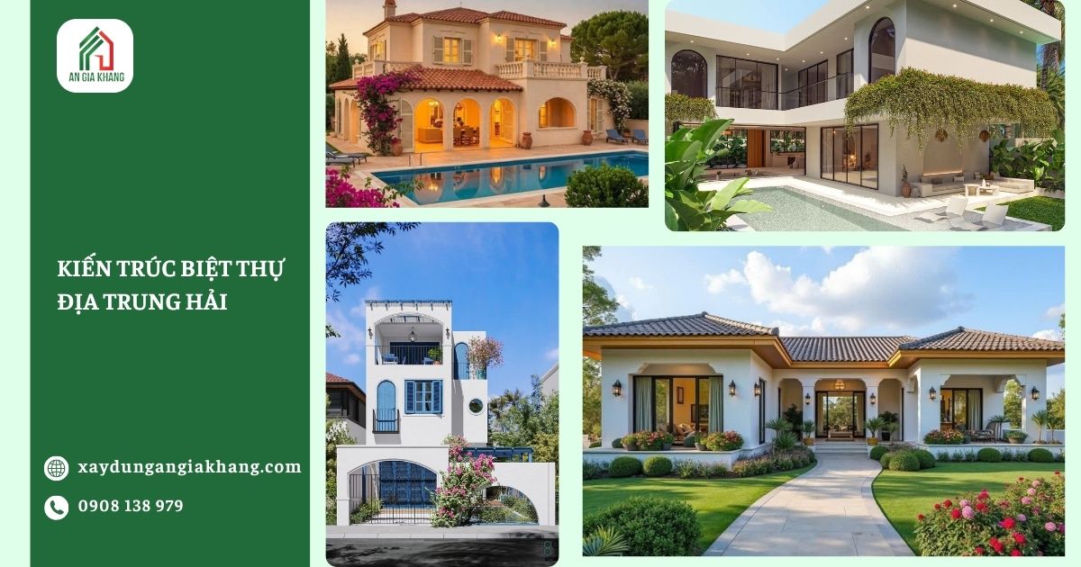 Kiến trúc biệt thự Địa Trung Hải 