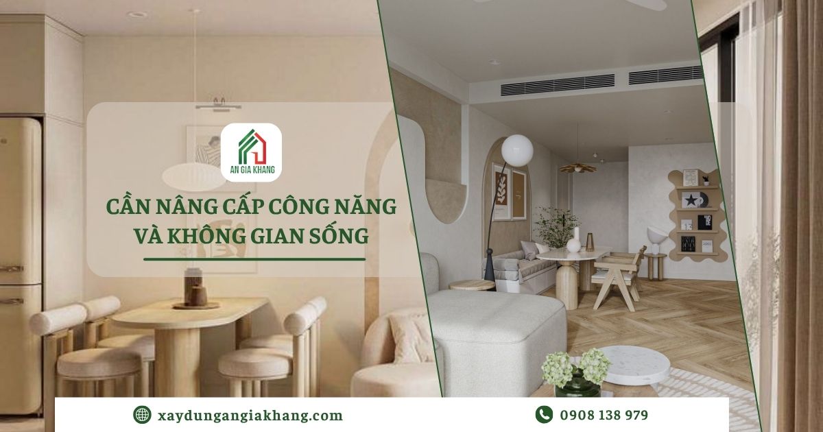 Cần nâng cấp công năng và không gian sống
