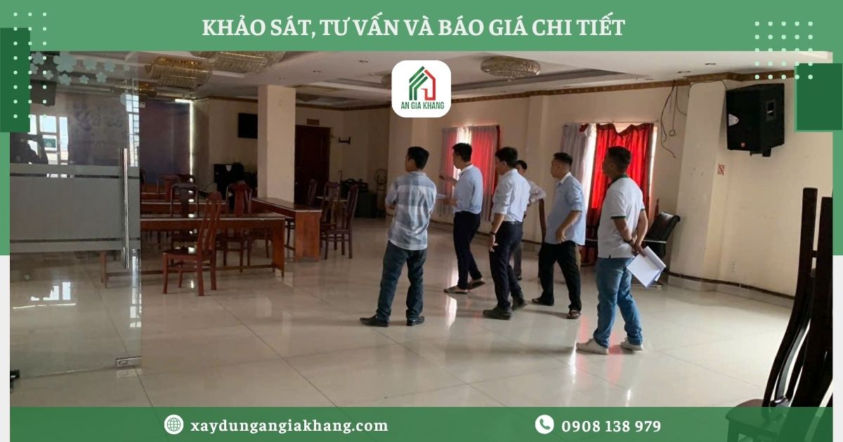 Khảo sát, tư vấn và báo giá chi tiết