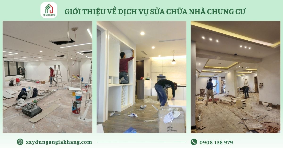 Giới thiệu về dịch vụ sửa chữa nhà chung cư