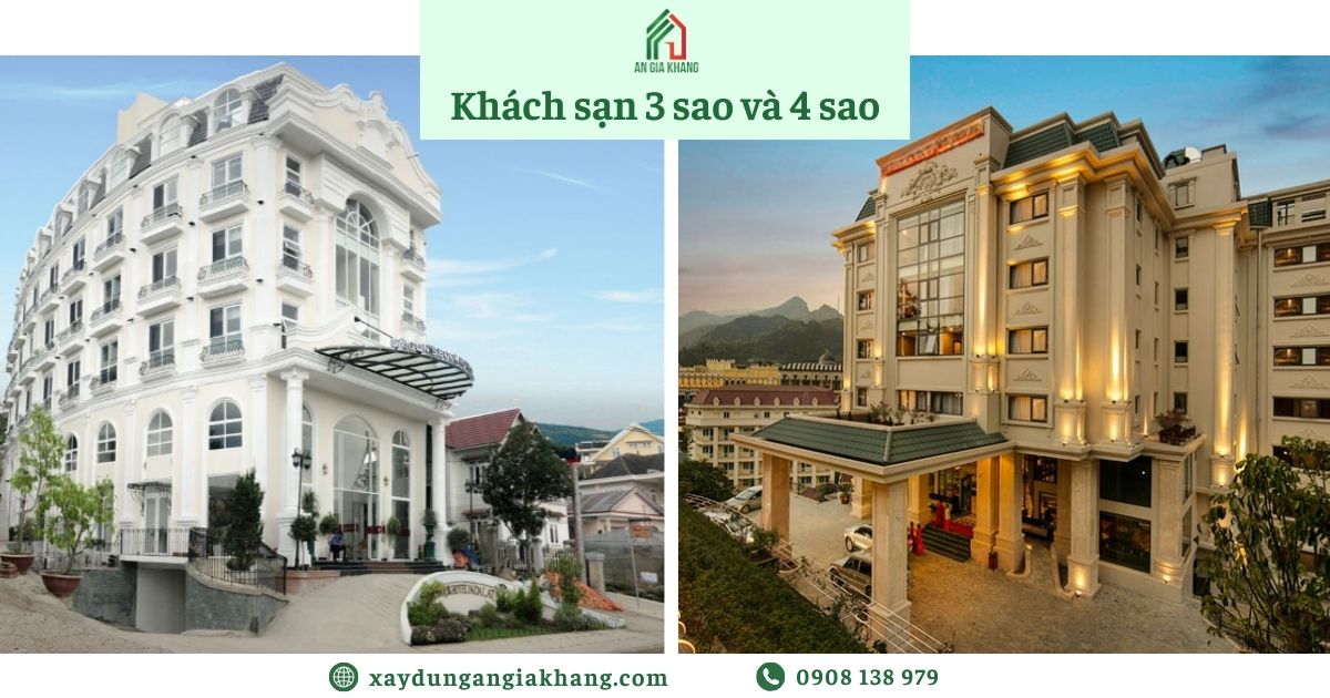 Khách sạn 3 sao và 4 sao