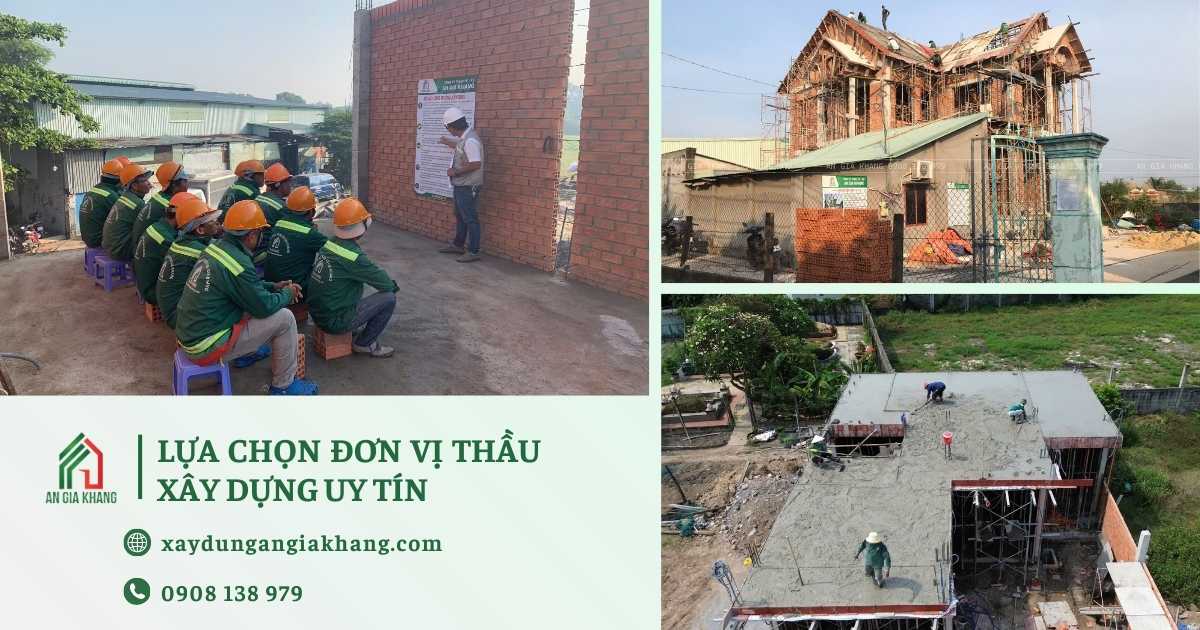 Lựa chọn đơn vị thầu xây dựng uy tín