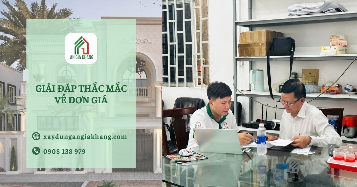 Giải đáp thắc mắc về đơn giá xây dựng biệt thự phần thô