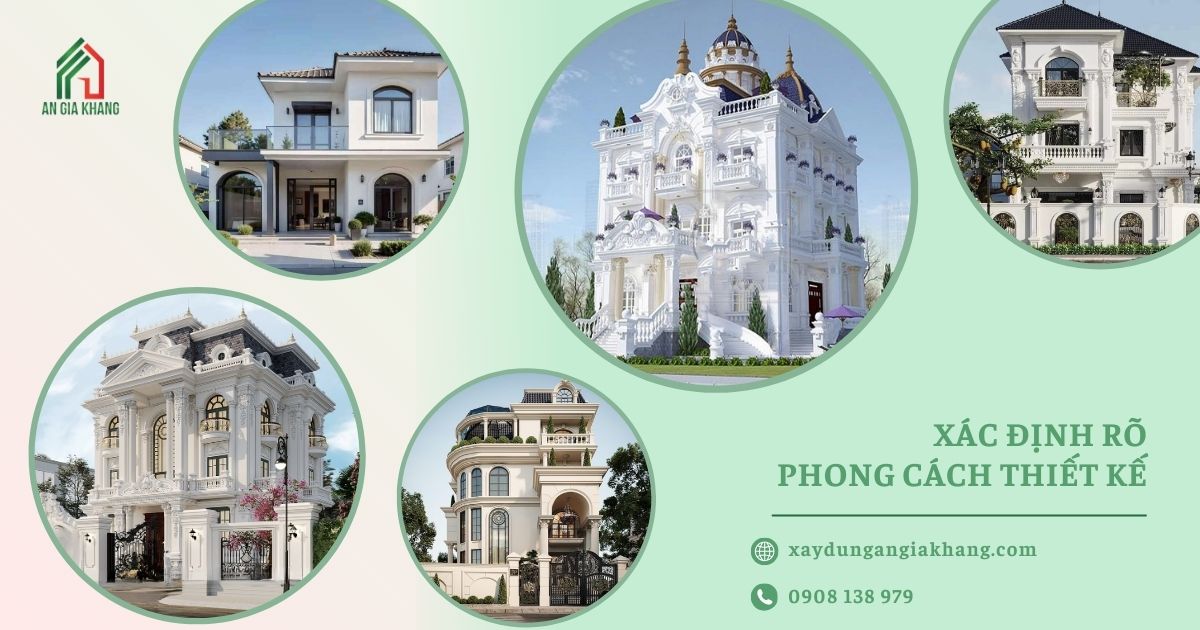 Xác định rõ phong cách thiết kế