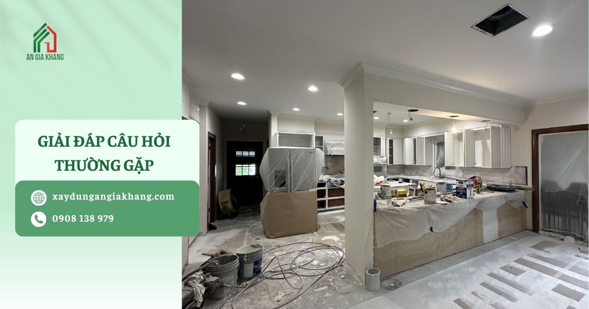 Giải đáp câu hỏi thường gặp về sửa chữa nhà chung cư