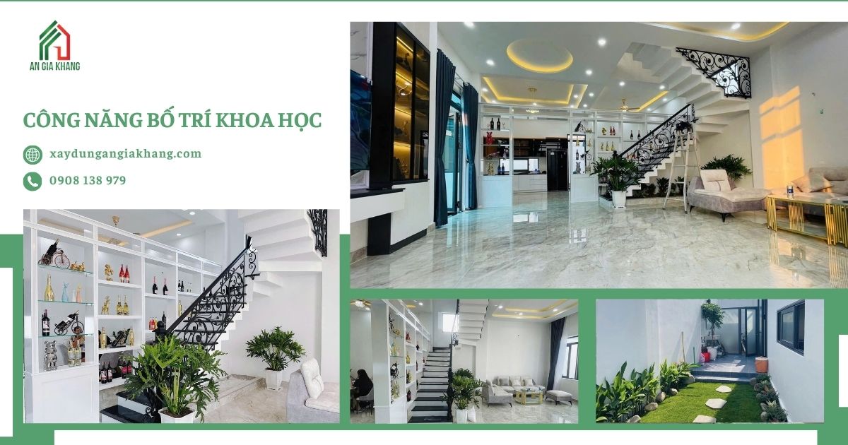Công năng bố trí khoa học