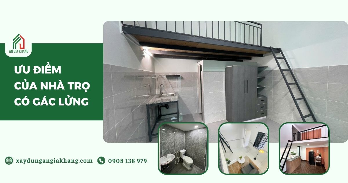 Ưu điểm của nhà trọ có gác lửng