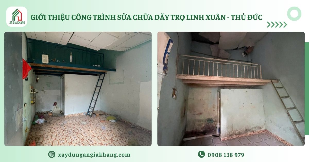 Giới thiệu công trình sửa chữa dãy trọ Linh Xuân - Thủ Đức