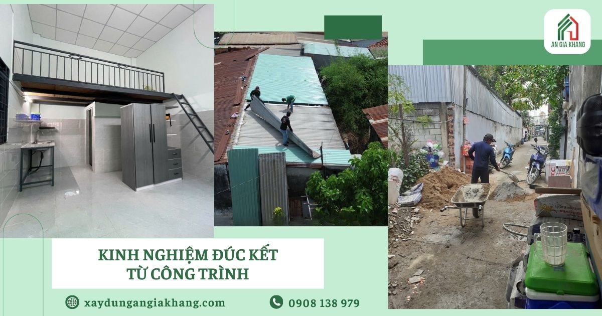 Kinh nghiệm đúc kết từ công trình