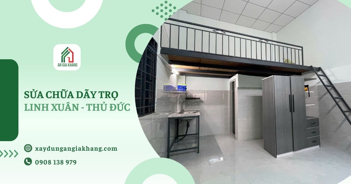 Sửa chữa dãy trọ Linh Xuân - Thủ Đức