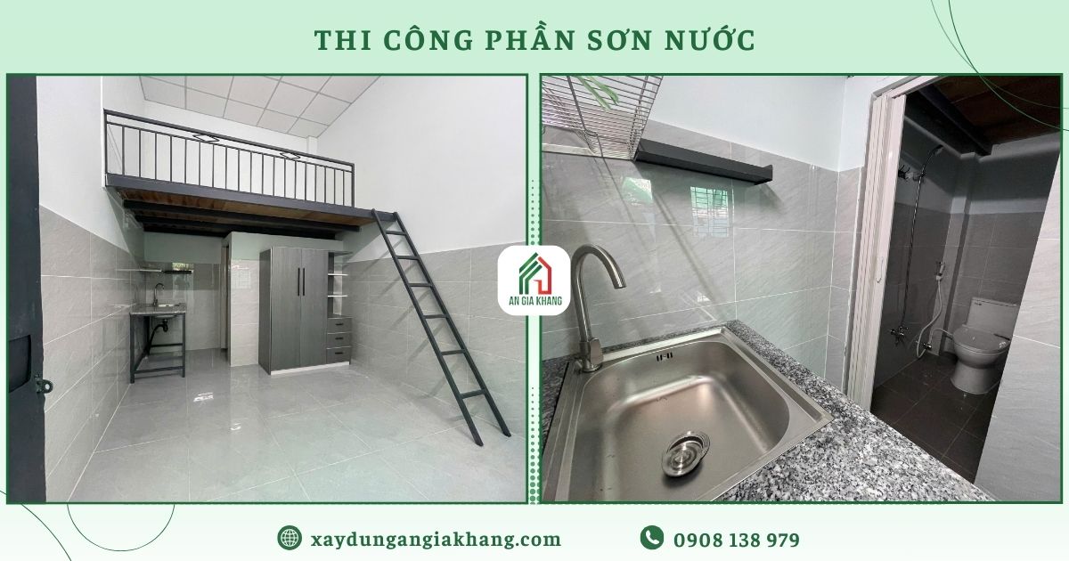 Thi công phần sơn nước