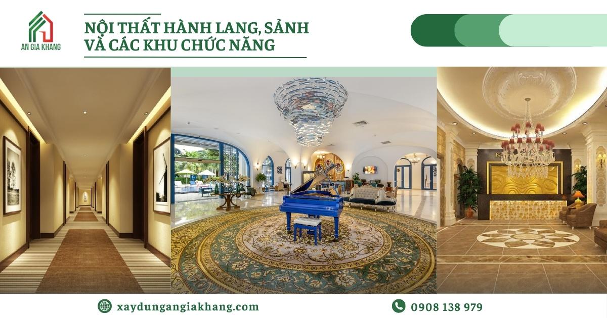 Nội Thất Hành Lang, Sảnh và Các Khu Chức Năng