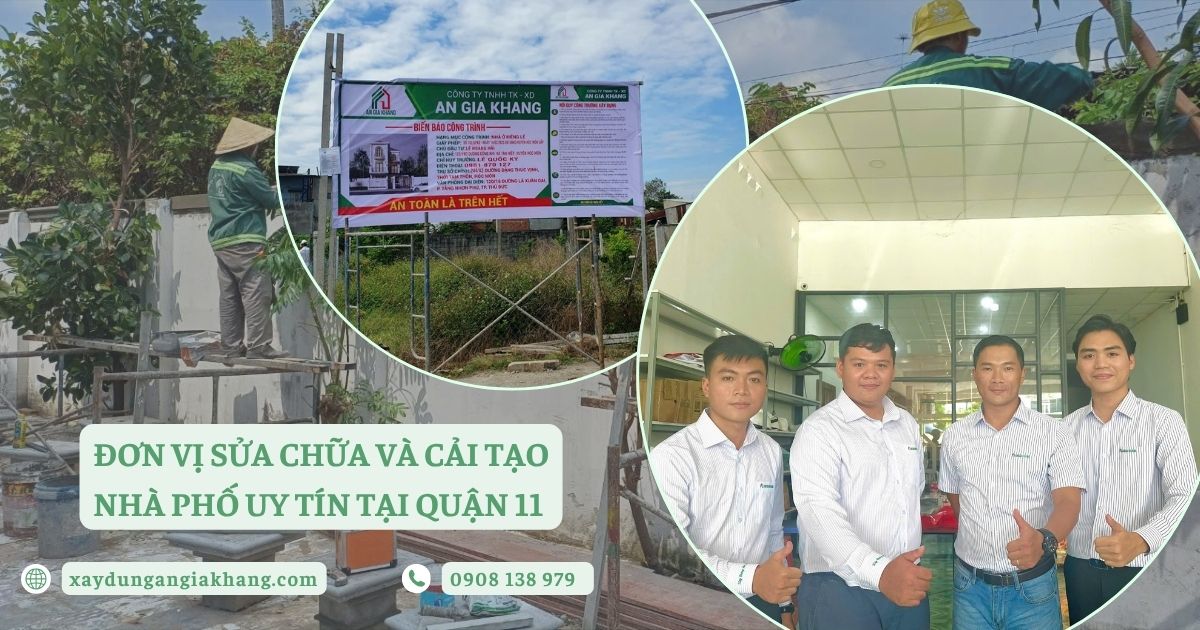 Đơn Vị Sửa Chữa Và Cải Tạo Nhà Phố Uy Tín Tại Quận 11