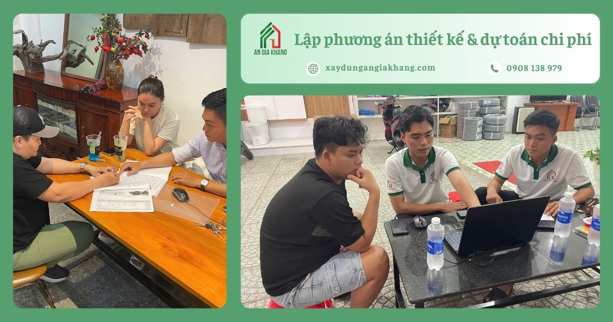 Lập phương án thiết kế và dự toán chi phí