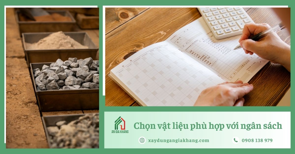 Lựa chọn vật liệu phù hợp với khí hậu và ngân sách